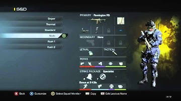 COD Ghosts | Class Loadouts | S&D (Updated MLG Classes)