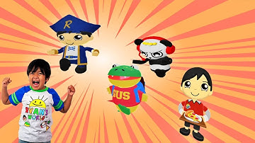 Tag with Ryan - Pizza Ryan vs Commander Ryan - All Characters Unlocked All Costumes