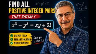 Can You Find All Integer Solutions | A Beautiful Number Theory Problem