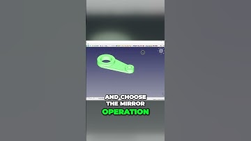 FreeCAD Mirrored Feature