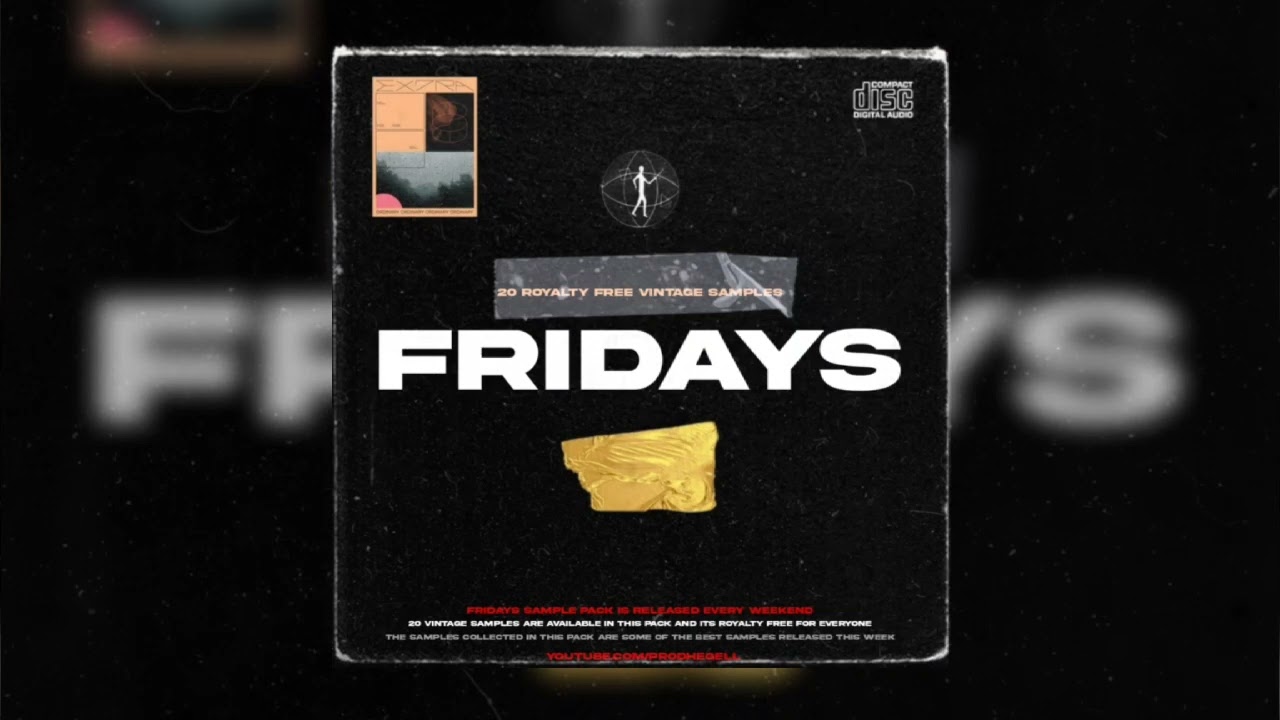 [FREE] Vintage Melody Sample Pack "Fridays Vol.12" (Prod.hegel) (Samples For Boombap, Lofi, Trap)