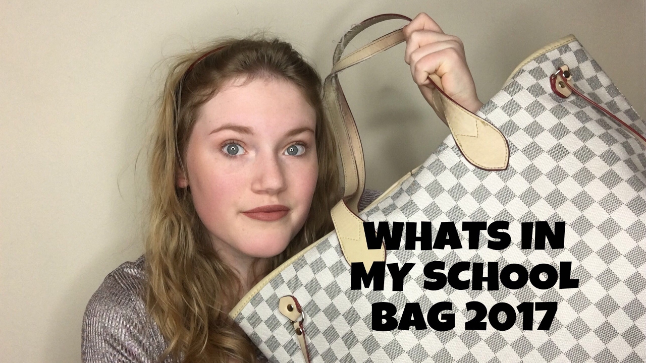 WHATS IN MY SCHOOL BAG?/April 2017 YouTube
