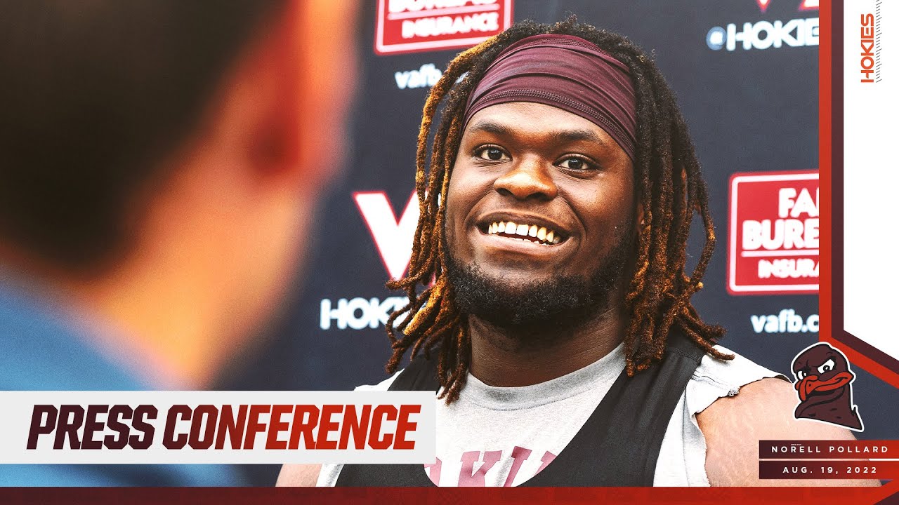 FB Norell Pollard fall camp press conference (Aug. 19, 2022) YouTube