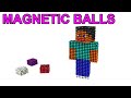 Minecraft Steve made from Magnetic Balls [must see]