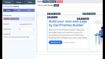 Drag-Drop HTML Builder Bootstrap & Tailwind Ready