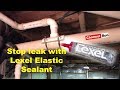 Stop leak with lexel elastic sealant