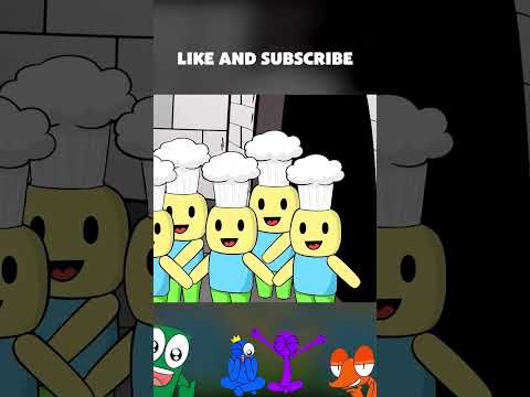 No way, Blue Rainbow Friends love story with Gregory FNAF #shorts