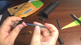 Посылка из Китая Ebay ручка Lamy Safari и картриджи обзор, тесты, мнение(Подписаться на канал http://www.youtube.com/user/projekts90?sub_confirmation=1 -----------------------------------------------------------------------------------------------..., 2014-08-23T11:30:02.000Z)