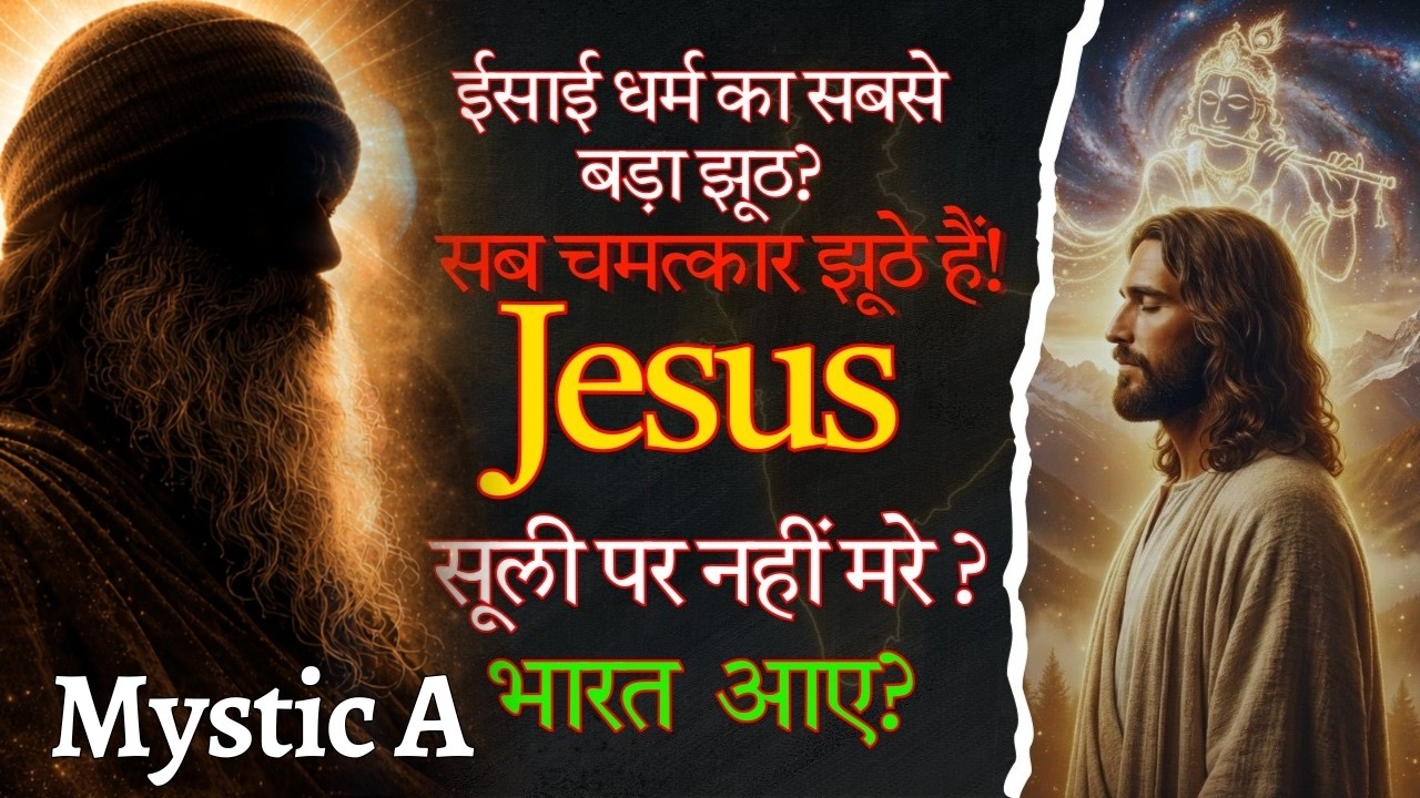 Jesus: धर्मशास्त्रियों की पोल खुल गई! | Jesus in India & The Miracle Truth | Mystic A