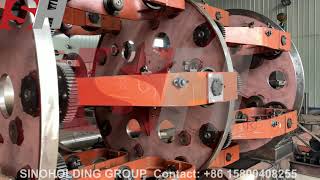 Test runing of planetary stranding machine with 24 cage*630mm from SINOHOLDING