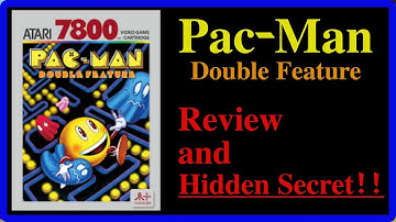 Pac-Man Double Feature Review and Secret! for Atari 7800