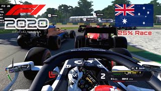 F1 2020 Game - 25% Quick Race at Rolex Australian Grand Prix 2020