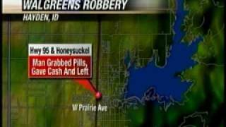 Sheriff's deputies looking for Walgreens robber