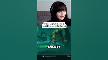 POV every time you spot Dwarven Centurion #gaming #skyrim