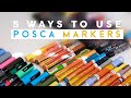 My Top 5 Acrylic Marker Techniques | Posca & Molotow | Art Lesson