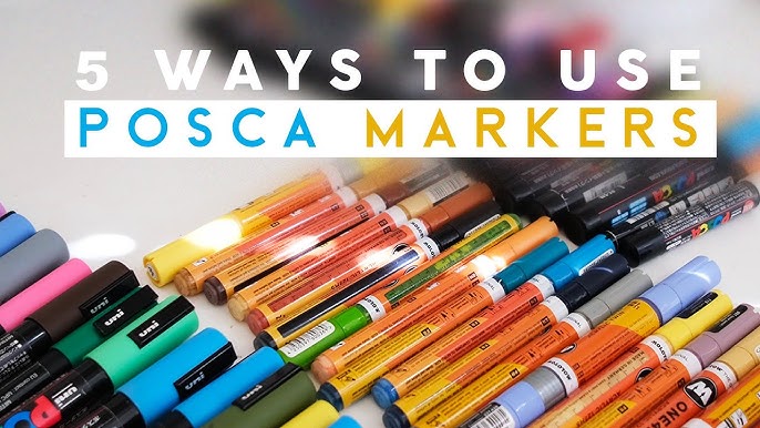 Best paper for Paint markers like Posca and complete painting