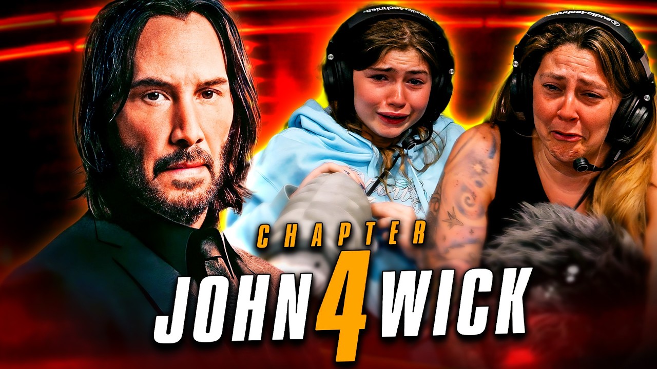 JOHN WICK: CHAPTER 4 (2023) IS AWESOME YET HEARTBREAKING! MOVIE REACTION!! Mom & Daughter Reacts