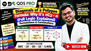 Diagonals of a Polygon Formula: Why It's ⁿC₂ − n (Full Logic Explained)