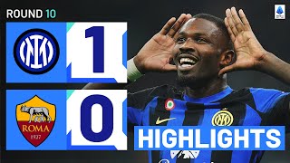 INTER-ROMA 1-0 | HIGHLIGHTS | Thuram edges Roma at San Siro | Serie A 2023\/24