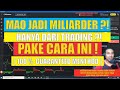 WANT TO BE A MILLIONER OF TRADING! - JOURNEY TRADE BINOMO 14 JT UP TO 140 JT  PART 1