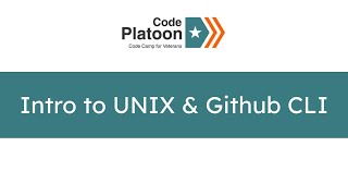 W1D1: Intro to UNIX & Github CLI
