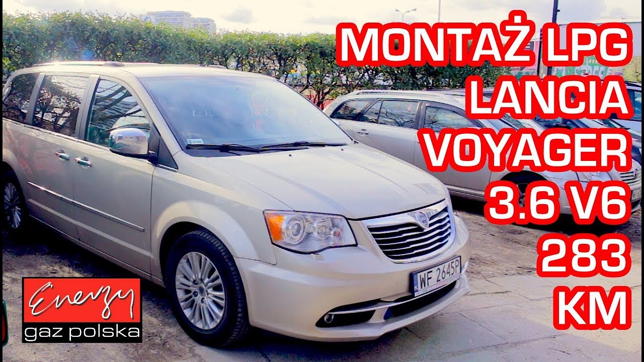 Montaż Lpg Lancia Voyager 3.6 V6 283Km 2012R W Energy Gaz Polska Na Gaz Brc Sq P&D - Youtube