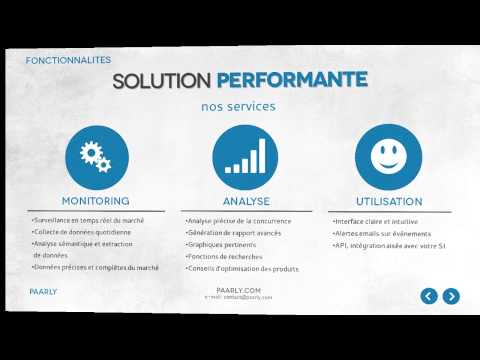 PAARLY - Solution d'analyse de concurrence pour e-commerçants