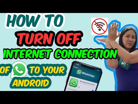 Video: How To Turn Off The Internet On Android