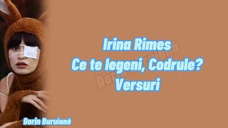 Irina Rimes - Ce te legeni, Codrule? (Versuri/Lyrics Video) | Album ,,ACASĂ\