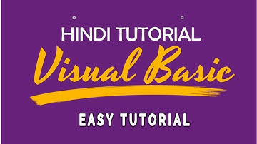 What is a Variable in VB.Net in Hindi (Easy Tutorial) Part - 8