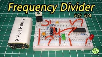 Frequency Divider | Frequency Divider Circuit | CD4017 | 555 timer