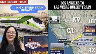 Brightline West High Speed Train Announces groundbreaking In Las Vegas to Rancho Cucamonga Train