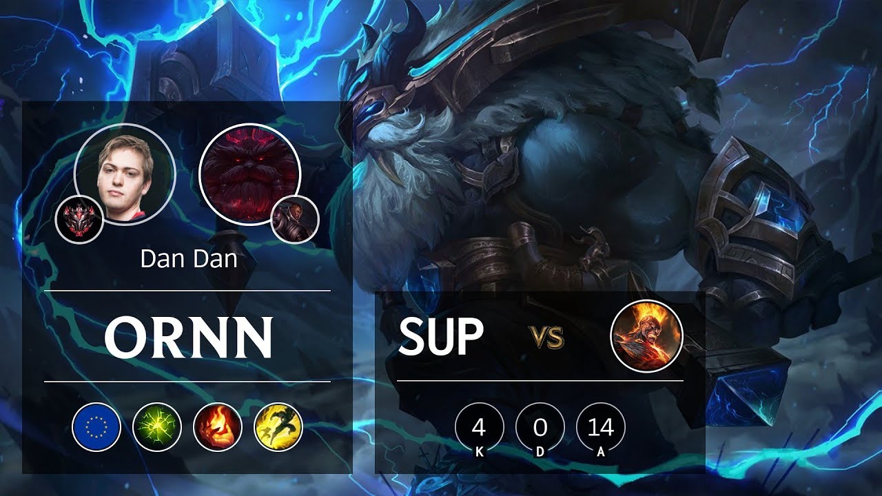 Ornn Support vs Brand - EUW Grandmaster Patch 9.9