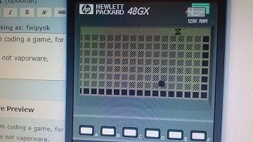 proof of concept game engine on a calculator