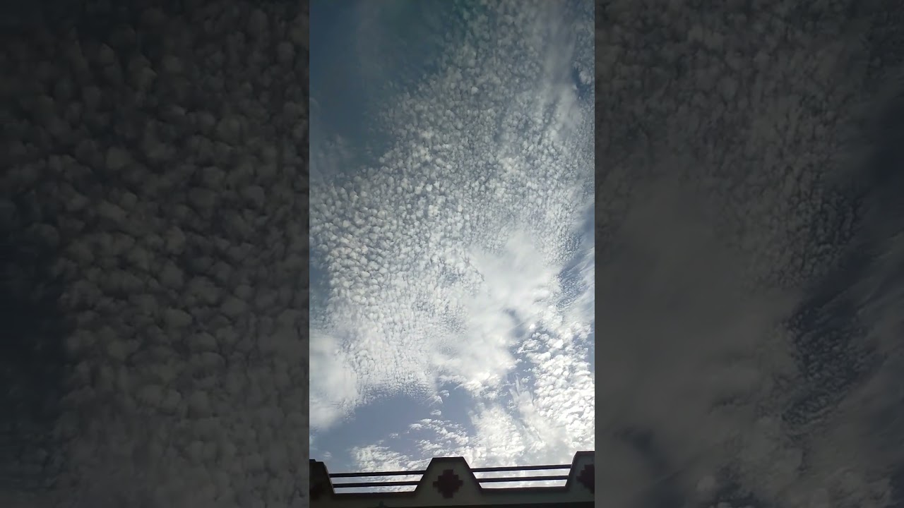Amazing pattern of clouds ☁️☁️.