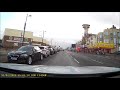 Dashcam recording Great Yarmouth, England: Marine Parade and  South Beach Parade on 31 January 2015