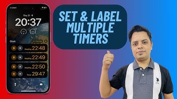 How to Set Up and Label Multiple Timers in iOS 17 on iPhone
