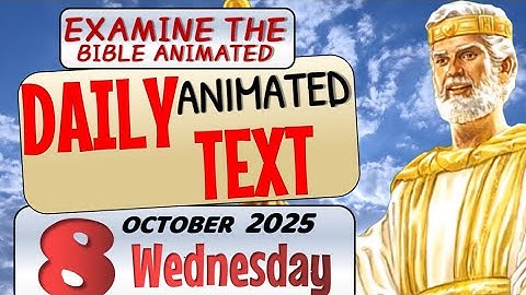 JW DAILY ANIMATED TEXT 🔵 JEHOVAH WILL NEVER ABANDON US. ✅ EXAMINE THE BIBLE ANIMATED