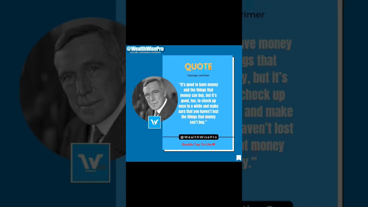 George Lorimer Quote | 