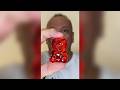 👂ASMR RAINDROPS GUMMY BEAR LIQUID FILLED CANDY STRAWBERRY FLAVOR EATING SOUNDS👂ORIGINAL LENGTH👂