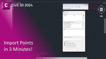 EASILY Import Points into Civil 3D!