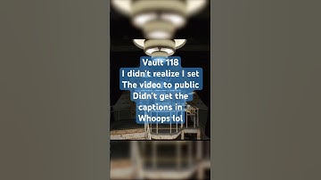 Fallout Lore: Vault 118 | #pcgaming #gaming