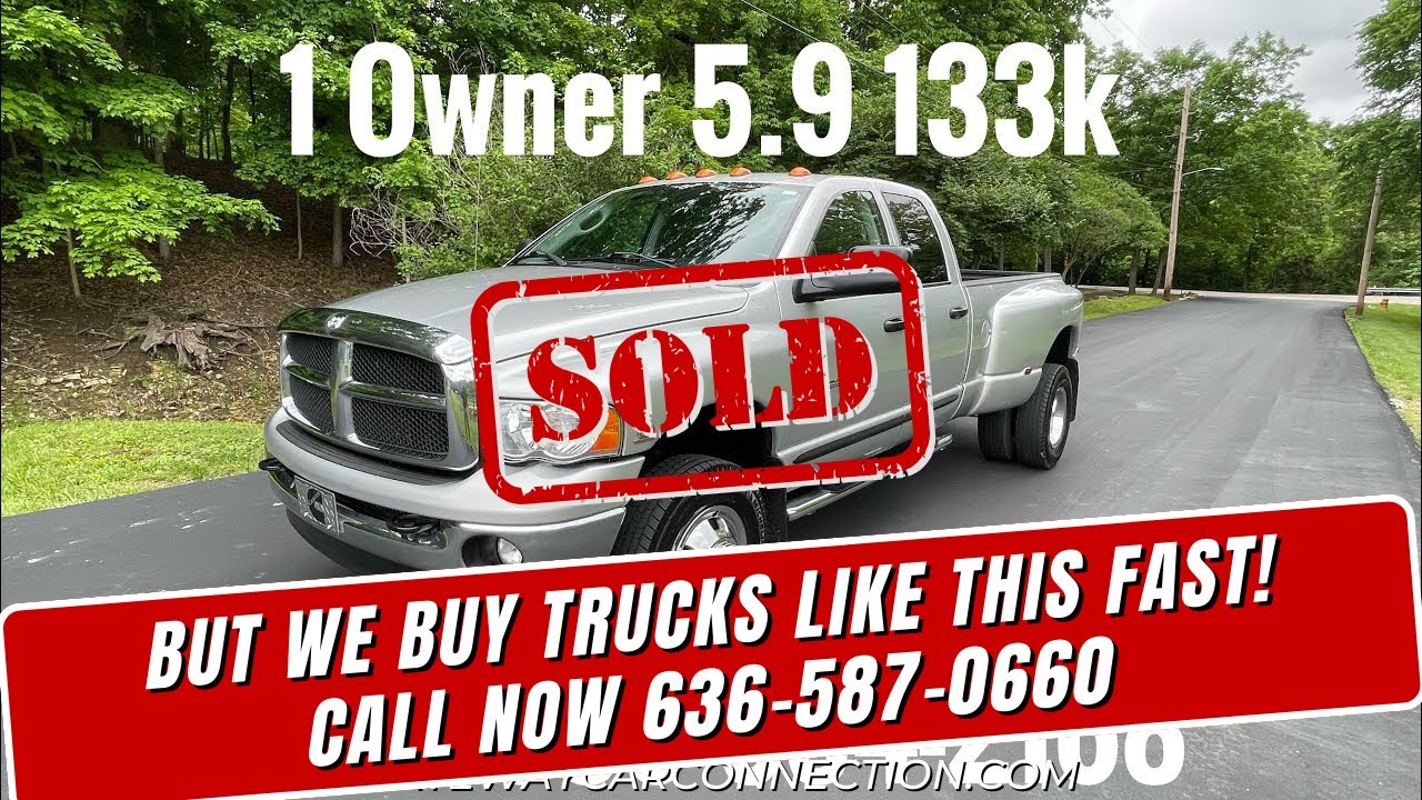 5.9 Dodge Cummins For Sale 2005 Dodge Ram 3500 4x4 1 Owner for sale