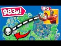 *WORLD RECORD* LONGEST ELIMINATION EVER!! (983M) - Fortnite Funny Fails and WTF Moments! #1080