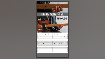 The Simpsons Theme -Guitar TAB and Play-Along
