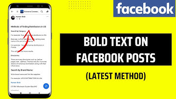 How to Make Bold Text on Facebook Post | How To Tutor