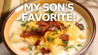 The Soup Your Family Will Beg For | Creamy Chicken Corn Chowder