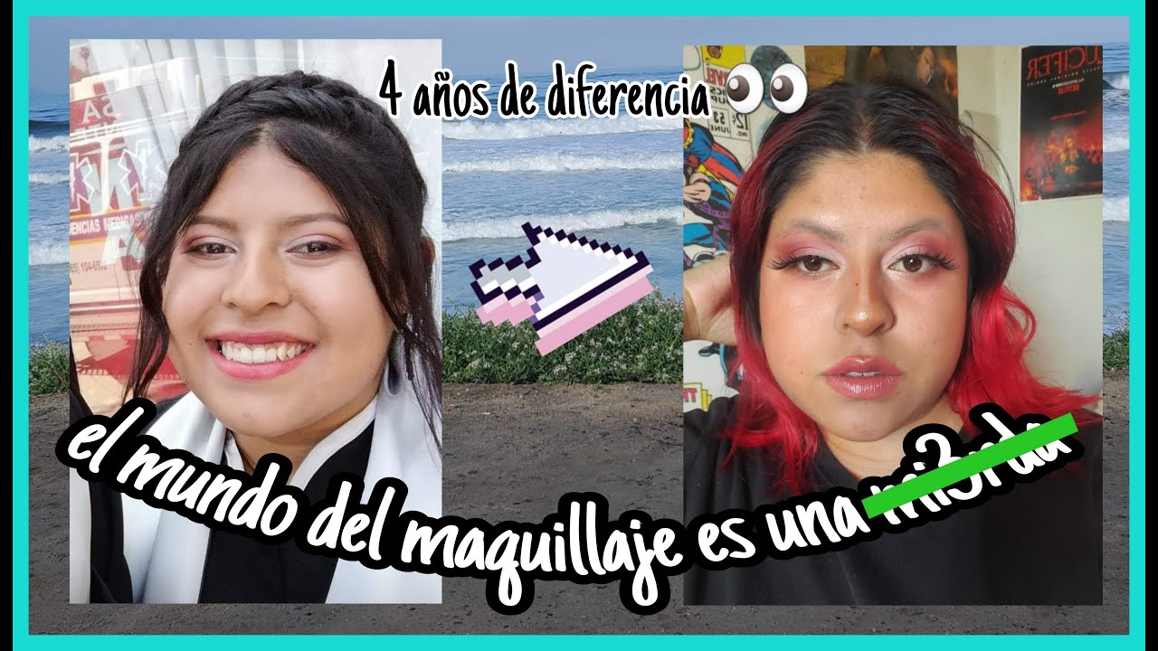 RECREANDO MI PRIMER MAKEUP YouTube