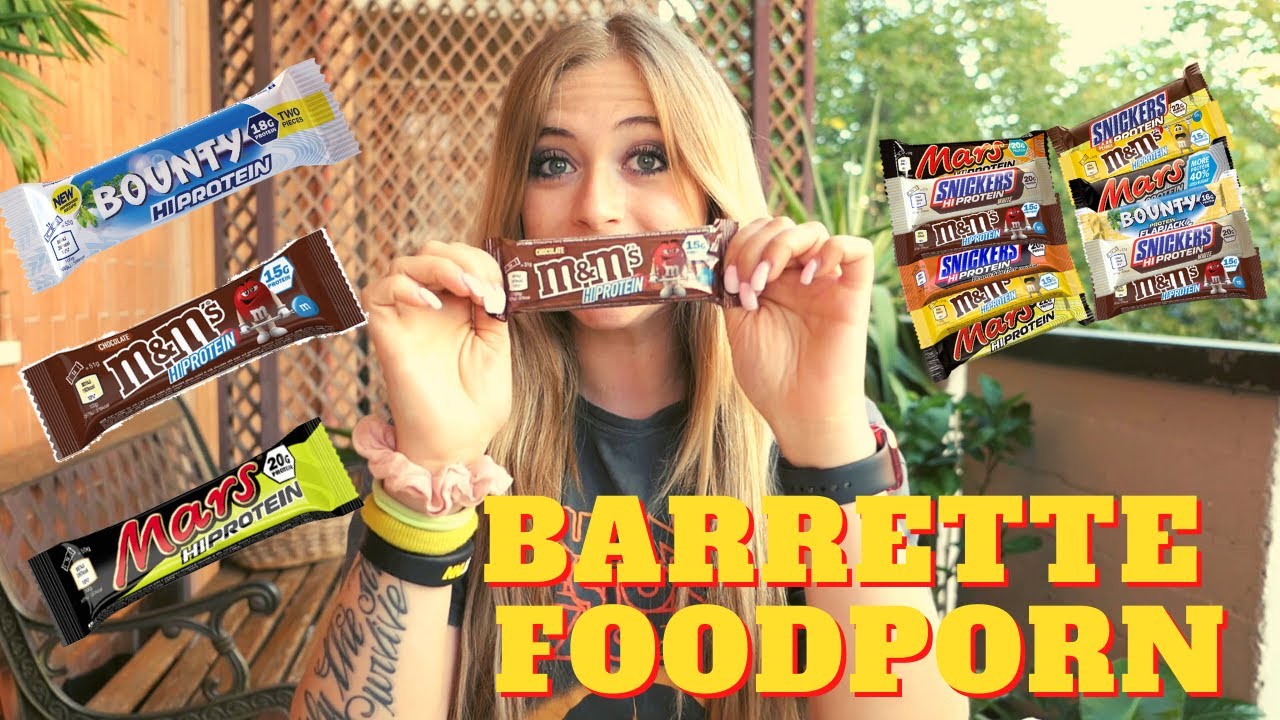 BARRETTE FOODPORN || ASSAGGIO MARS, BOUNTY, M&M'S PROTEICHE!