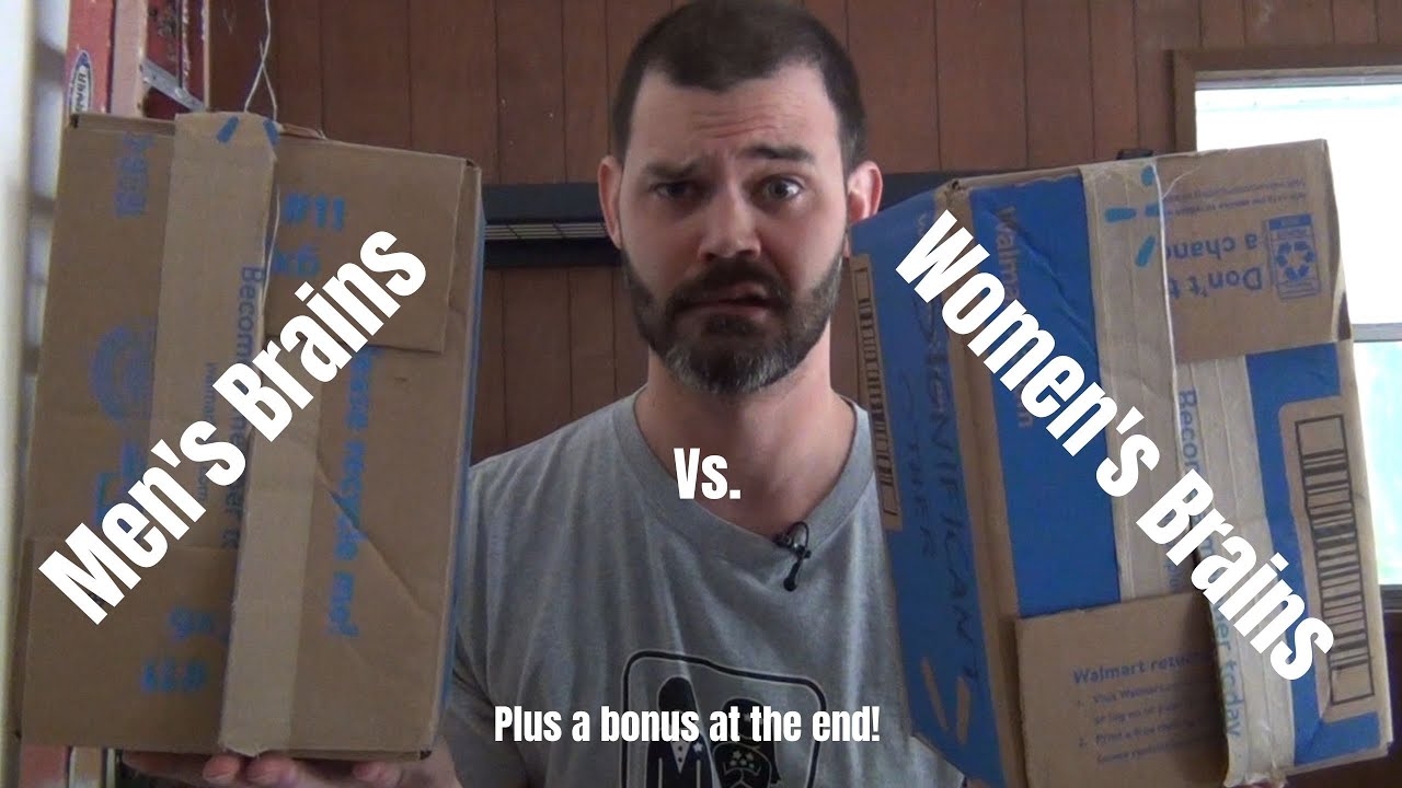 Men's brains vs Women's brains (Boxes) - YouTube